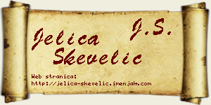 Jelica Skevelić vizit kartica